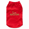 Pawgy Pets Team Groom Beadwork Tshirt for Dogs (Red) Dogs-Clothing & Accessories Pawgypets Dropship