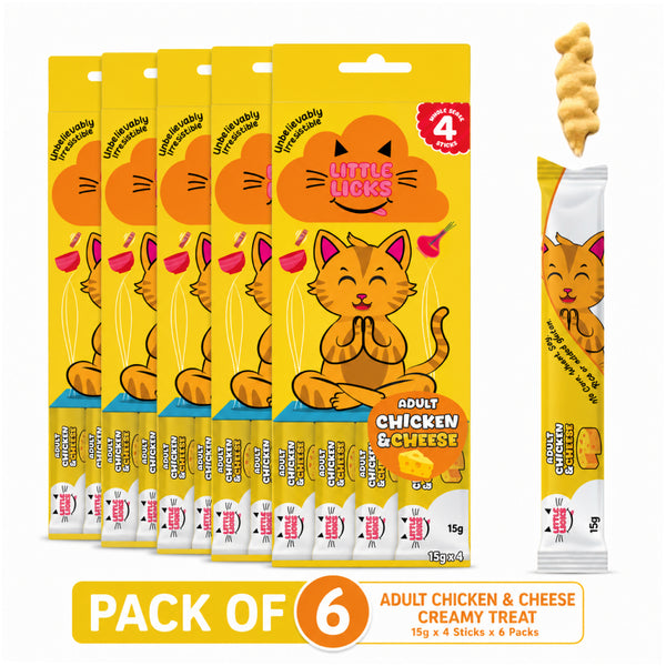 Smudges Little Licks Chicken and Cheese Creamy Bisque Adult Cat Treats