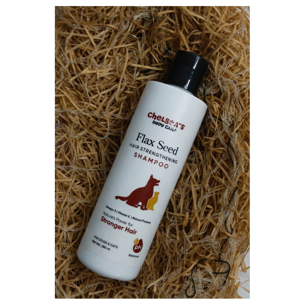 Dr. Chelsea’s Flax Seed Hair Strengthening Shampoo for Dogs & Cats Both-Grooming Supplies Dr. Chelsea's Dropship
