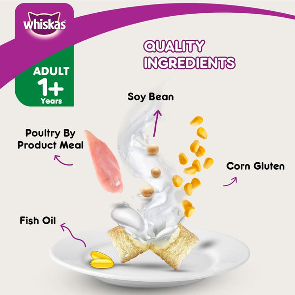 Whiskas Ocean Fish and Tuna Flavour Adult Cat Dry Food Combo