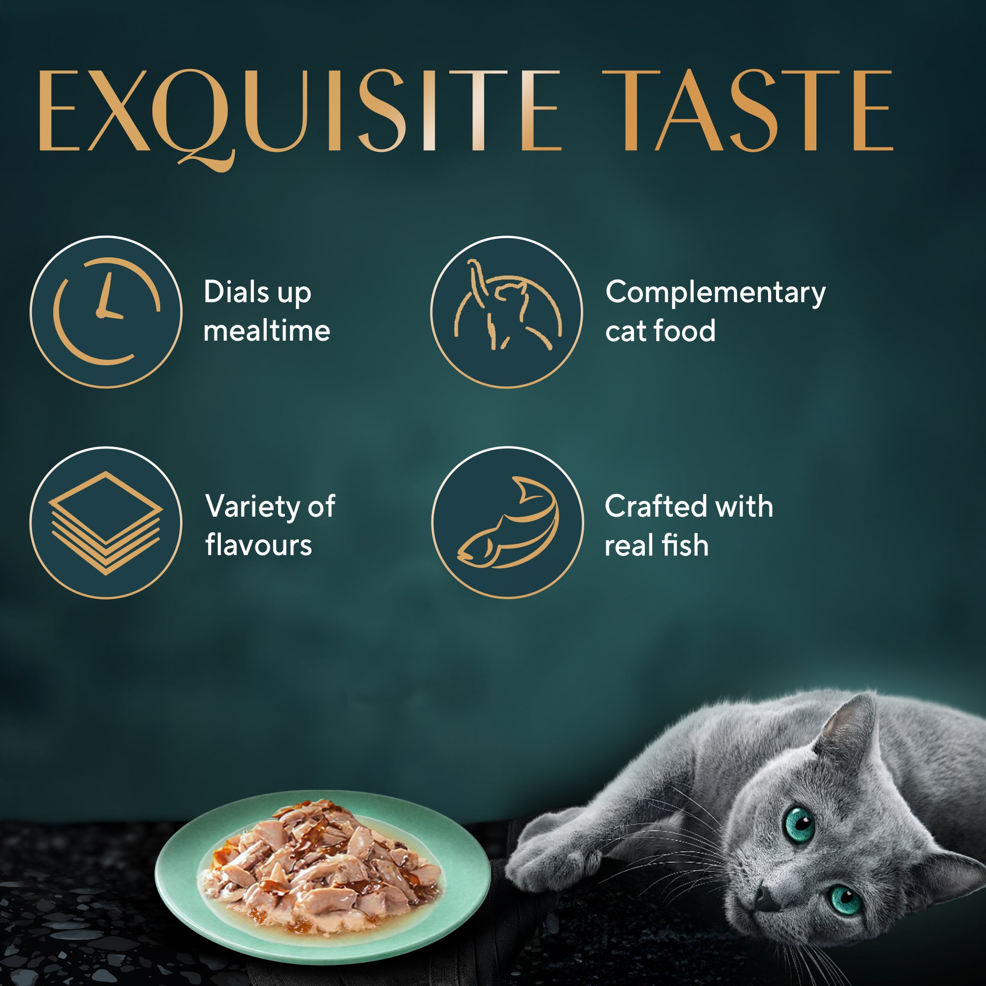Sheba Fish with Dry Bonito or Skipjack Premium Cat Wet Food Cats-Wet Food Sheba