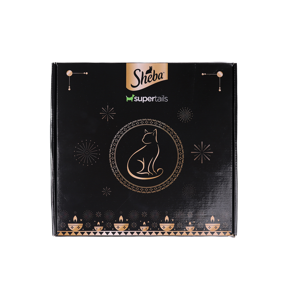 Sheba Festive Gift Box | Limited Edition Celebration Hamper for Cats | Perfect Diwali Gift