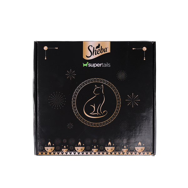 Sheba Festive Gift Box | Limited Edition Celebration Hamper for Cats | Perfect Diwali Gift