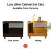 FurryLiving Lulu Litter Cabinet for Cats (Honey) Cats-Furniture FurryLiving Dropship
