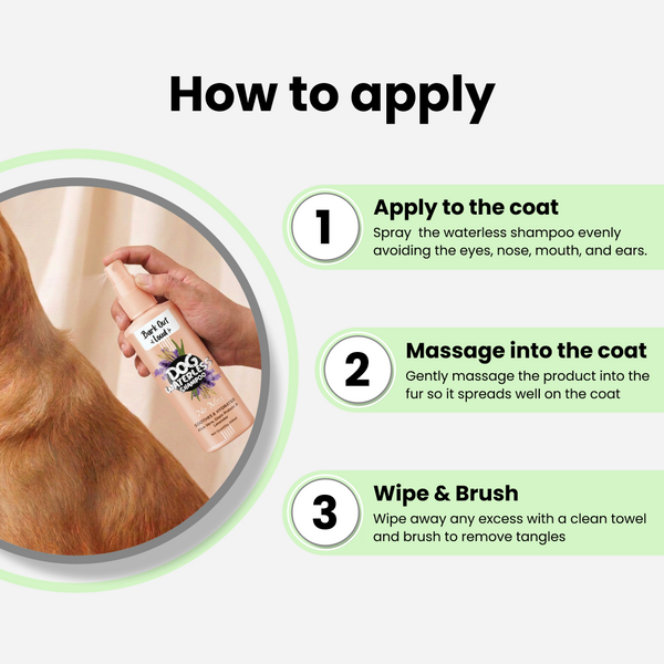 Bark Out Loud No Mess Waterless Dry Shampoo for Dogs