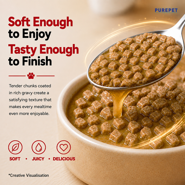 Purepet Chicken & Vegetable Chunks in Gravy Puppy Dog Wet Food