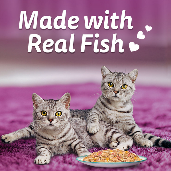 Whiskas Tuna with Kanikama And Carrot in Gravy Tasty Mix Adult Cat Wet Food