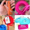 For The Love Of Dog Long Line Reflective Strip Leash for Dogs (Neon Orange)