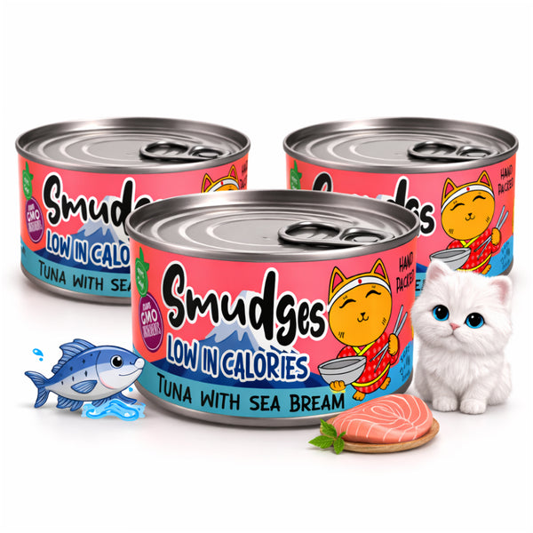 Smudges Tuna Flakes with Sea Bream in Soft Jelly Adult Cat Wet Food