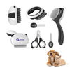 Petverse 7 in 1 Professional Deshedding, Detangling & Nail Care Kit for Dogs & Cats Both-Grooming Supplies Petverse Dropship Set of 7