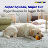 Petsport Giant Squeak Tuff Ball Toy for Dogs (Orange) Dogs-Toys Petsport