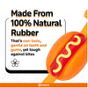 Fofos Hot Dog Shaped Chew Rope Toy for Dogs Dogs-Toys FOFOS
