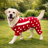 Pawgypets Polka Onesie Tshirt for Dogs (Maroon) Dogs-Clothing & Accessories Pawgypets Dropship XXS