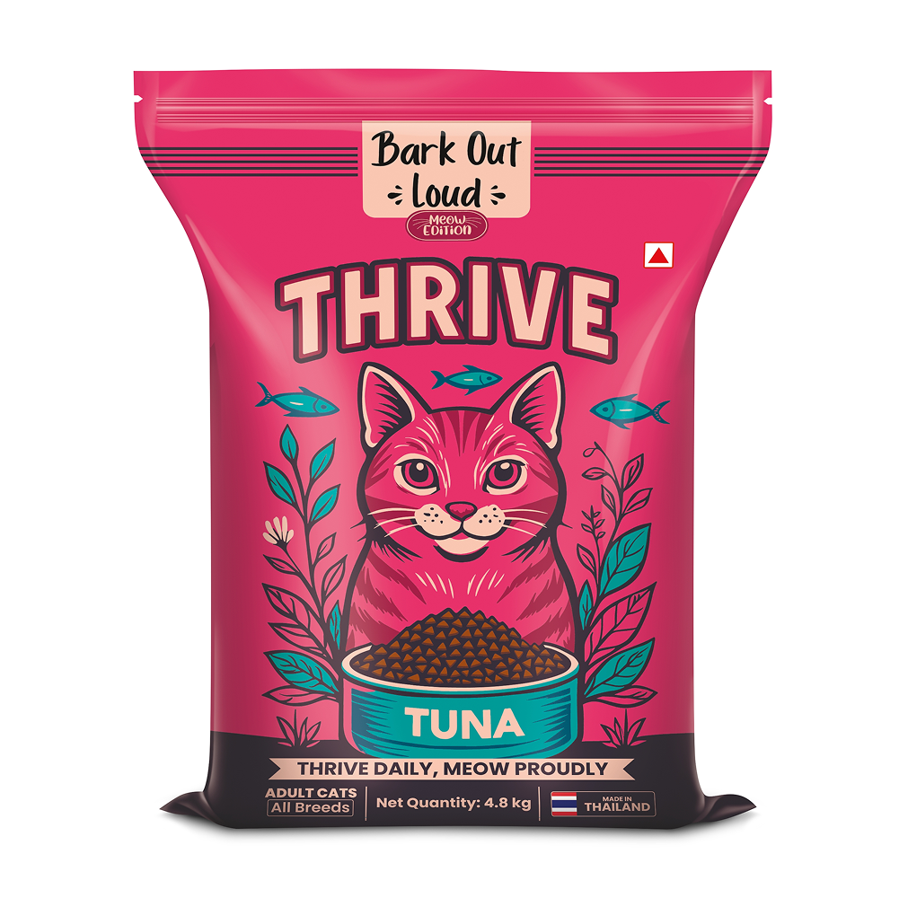 Bark Out Loud Thrive Tuna Flavour Adult Cat Dry Food Cats- Dry food Bark Out Loud 4.8kg