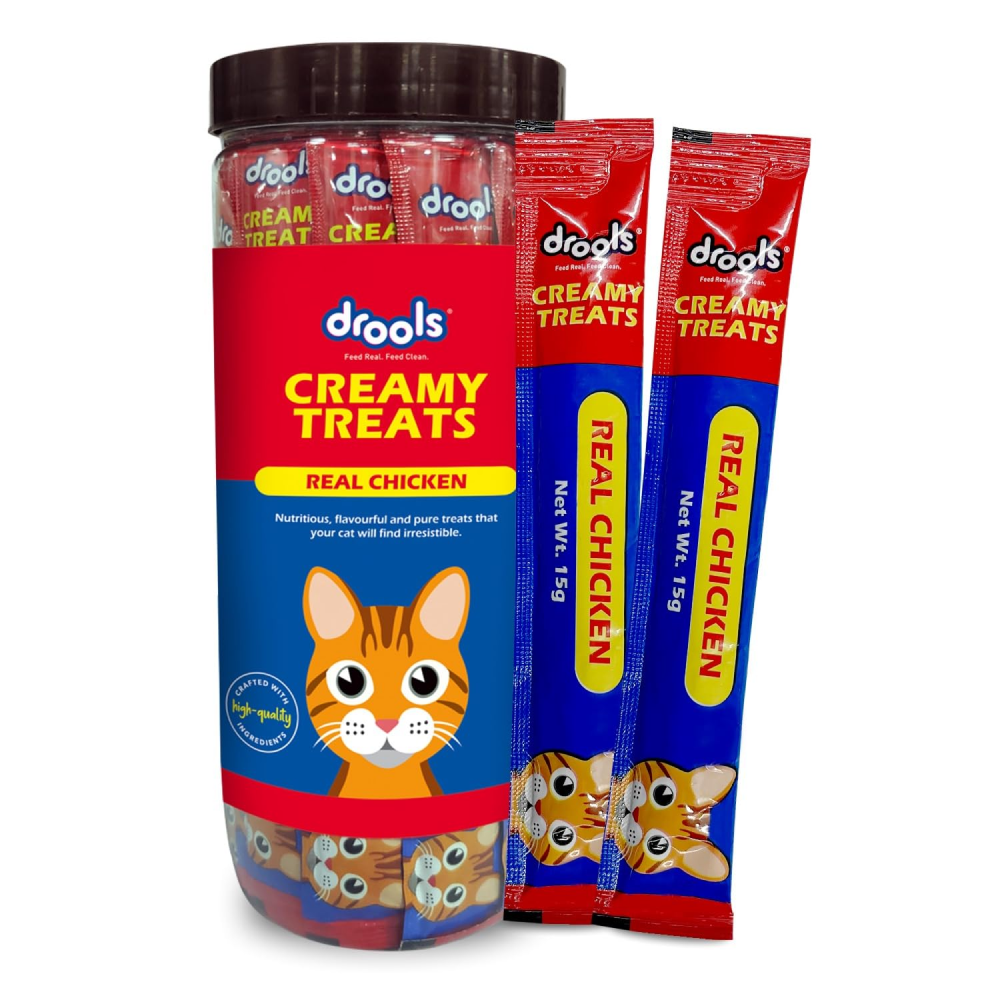 Drools Real Chicken Creamy Cat Treats Cats-Treats & Others Drools 375g(25pcs)