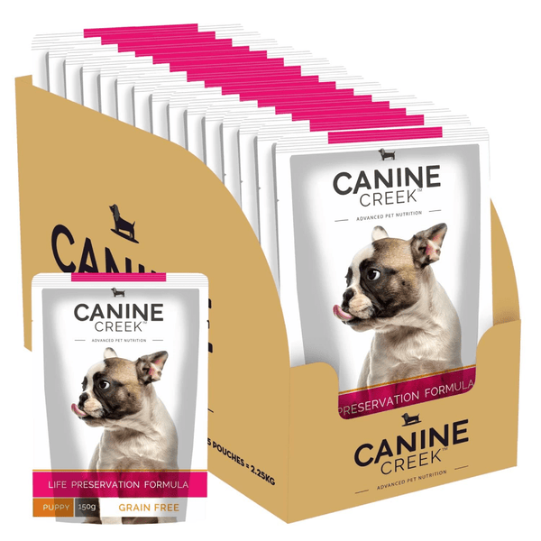 Canine Creek Ultra Premium Puppy Dry Food and Real Chicken Gravy Puppy Wet Food Combo
