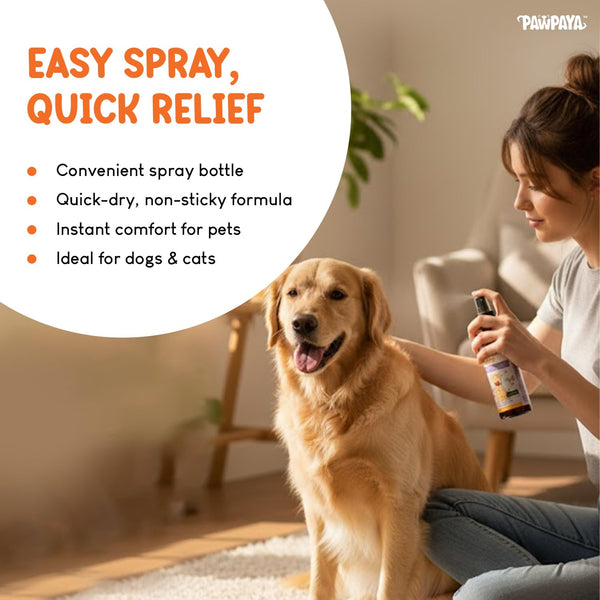 Pawpaya  Flea and Tick Spray for Dogs and Cats