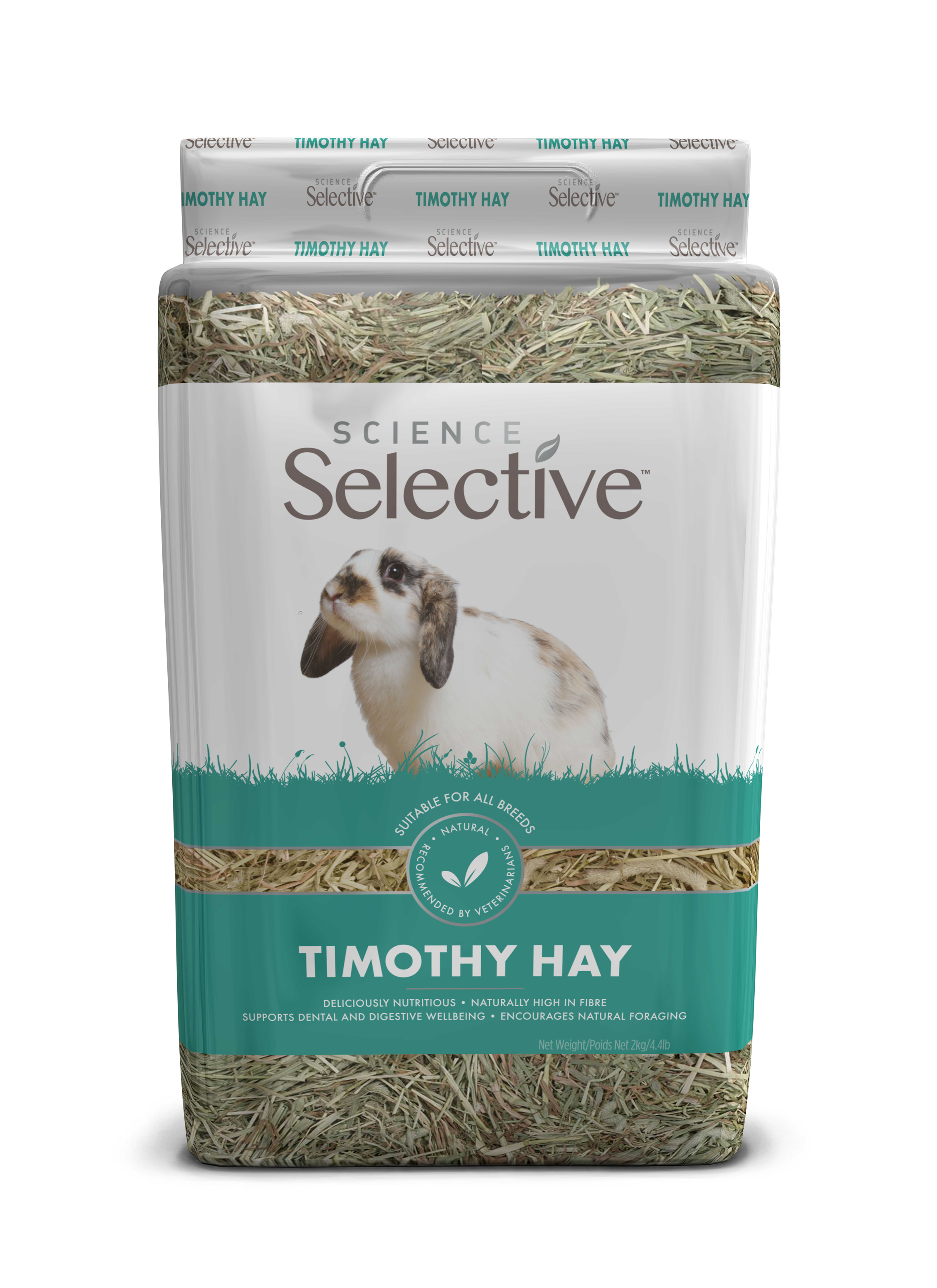 Science Selective Timothy Hay for Rabbits and Guniea Pigs Rabbits Science Selective 2kg