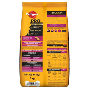 Pedigree PRO Expert Nutrition Lactating/Pregnant Mother & Puppy Starter (3 to 12 Weeks) Small Breed Dog Dry Food