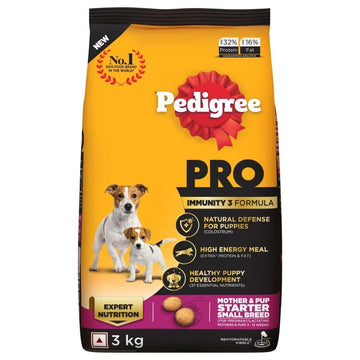 Pedigree PRO Expert Nutrition Lactating/Pregnant Mother & Puppy Starter (3 to 12 Weeks) Small Breed Dog Dry Food