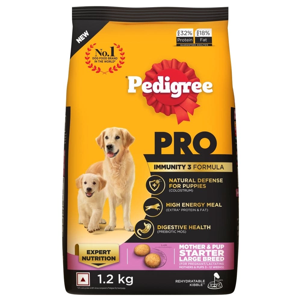 Pedigree PRO Expert Nutrition Lactating/Pregnant Mother & Puppy Starter(3 to 12 Weeks) Large Breed Dog Dry Food