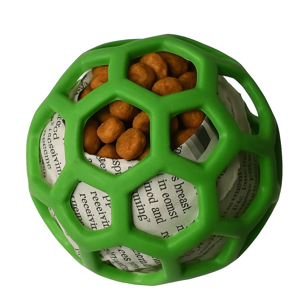 Talking Dog Pop Hollow Elastic Interactive Busy Ball Toy for Dogs (Green) Dogs-Toys Talking Dog Club Dropship
