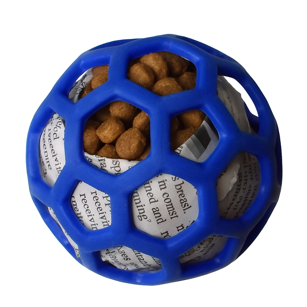 Talking Dog Pop Hollow Elastic Interactive Busy Ball Toy for Dogs (Blue) Dogs-Toys Talking Dog Club Dropship