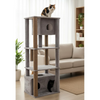 Furrlovers Large Multilevel Cat Tree Tower with Scratching Posts & Condo (Grey) Cats-Toys Furrlovers Dropship
