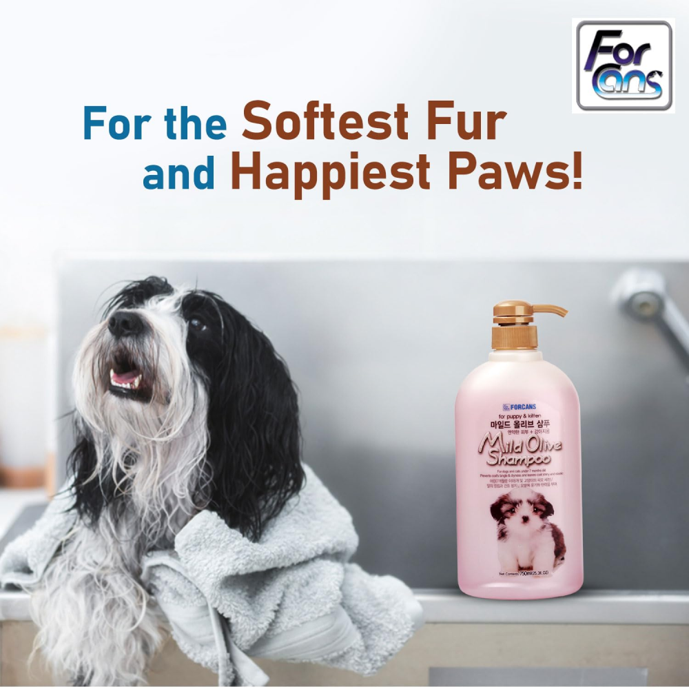 Forbis/Forcans Mild Olive Shampoo for Puppies & Kittens