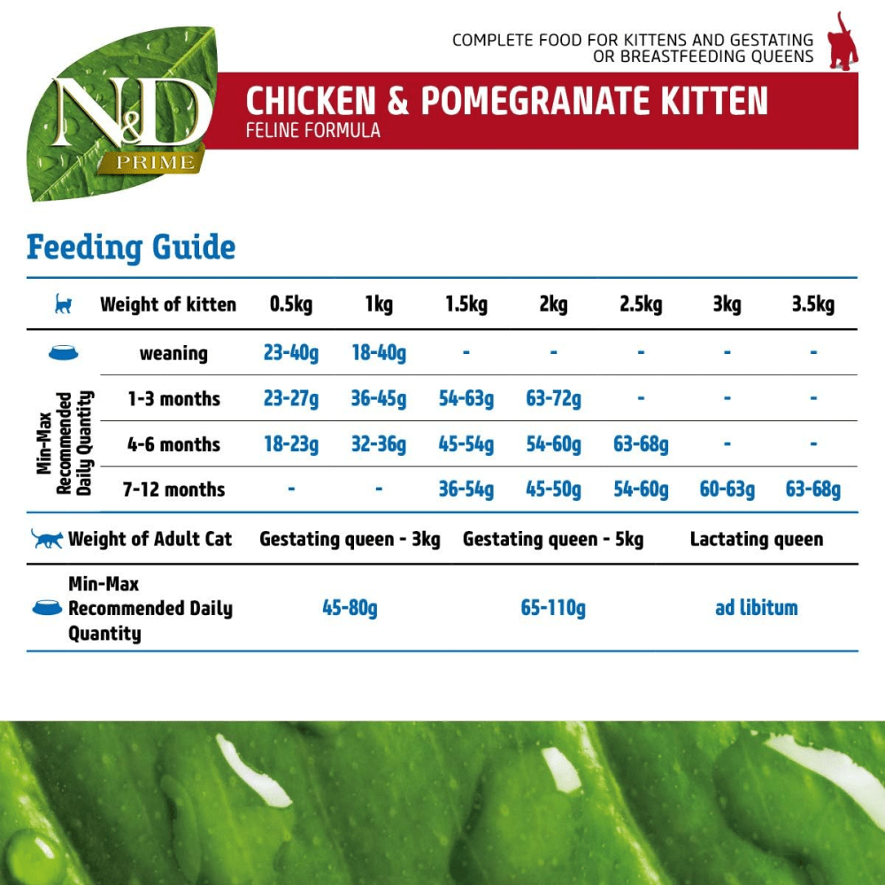 Farmina N&D Prime Chicken & Pomegranate Grain Free Kitten Cat Dry Food Cats- Dry food Farmina N&D