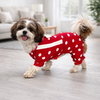 Pawgypets Polka Onesie Tshirt for Dogs (Maroon) Dogs-Clothing & Accessories Pawgypets Dropship