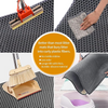 Skatrs Double Layer Litter Mat for Cats (Grey/Black) Litter Supplies Skatrs