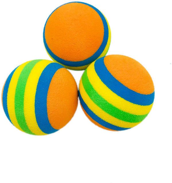 KUTKUT Foam Balls for Cats (Rainbow)