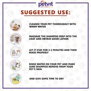 Petvit Detangle & Shine Pet Shampoo for Dogs and Cats