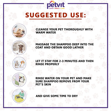 Petvit Detangle & Shine Pet Shampoo for Dogs and Cats