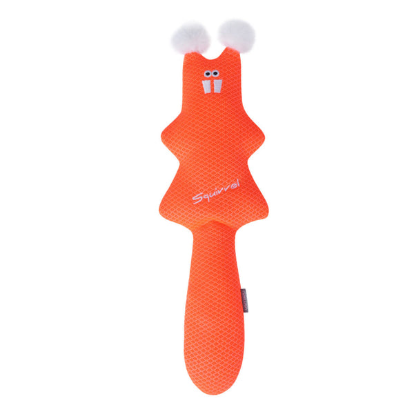 Joyser Squirrel Plush Toy for Dogs (Orange)