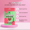 HUFT Yum Nums Soft and Chewy Strawberry with Real Chicken Grain Free Sticks Treats for Dogs Dog Treats + Others Heads Up for Tails