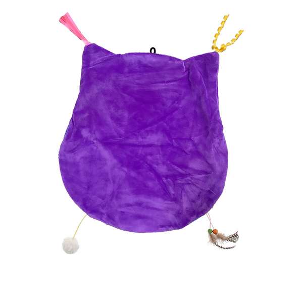GiGwi Joyful Space Owl Toy for Cats (Purple)