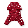 Pawgypets Polka Onesie Tshirt for Dogs (Maroon) Dogs-Clothing & Accessories Pawgypets Dropship