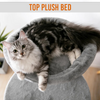 Furrlovers Multi-Level Cat Tree Tower with Scratching Posts, Hammock & Condo (Grey) Cats-Toys Furrlovers Dropship