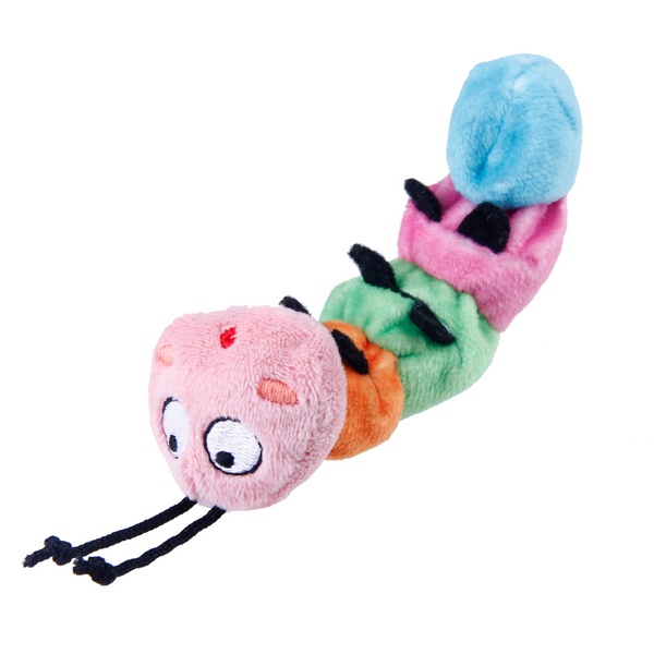 GiGwi Thirsty Catnip Caterpillar filled with 100% Organic Catnip Toy for Cats