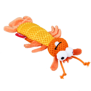 GiGwi Dental Mesh Shrimp Toy for Cats (Orange)