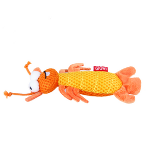 GiGwi Dental Mesh Shrimp Toy for Cats (Orange)