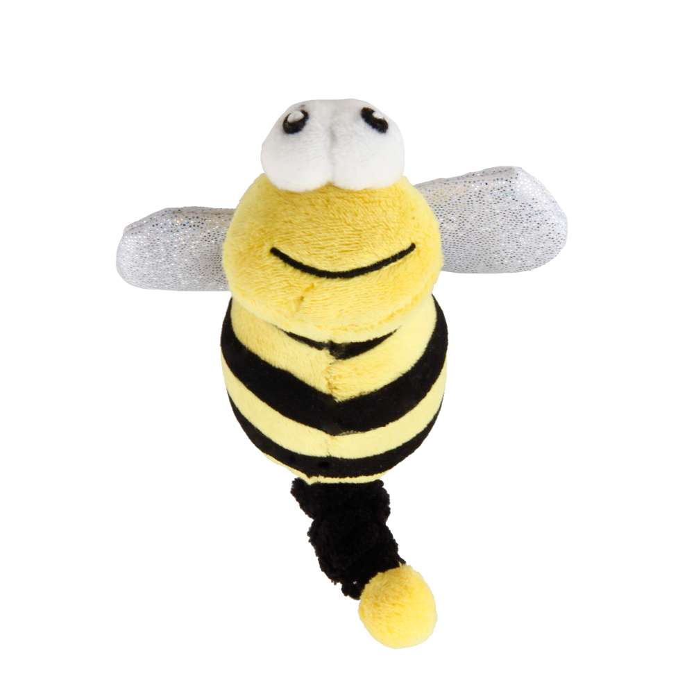 GiGwi Vibrating Running Bee with Catnip inside Toy for Cats (Yellow)