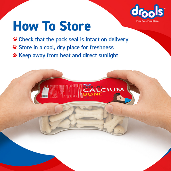 Drools Absolute Calcium Bones Dog treats (Jar)