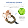 GiGwi Catch and Scratch Eco Line Fox Toy for Cats Cats-Toys GiGwi