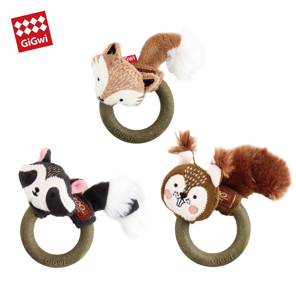 GiGwi Catch and Scratch Eco Line Fox Toy for Cats Cats-Toys GiGwi