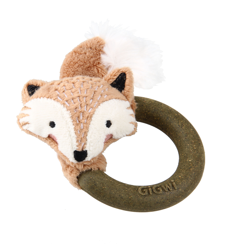 GiGwi Catch and Scratch Eco Line Fox Toy for Cats Cats-Toys GiGwi