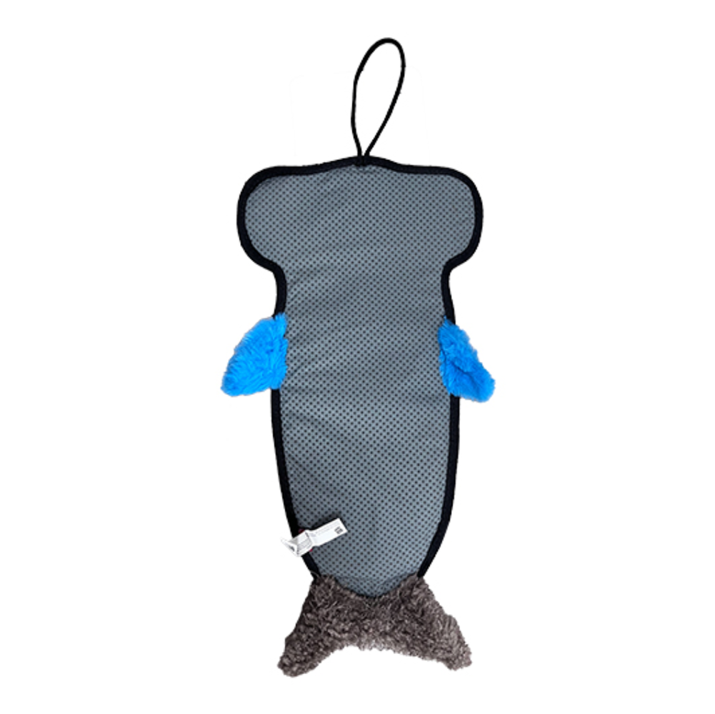 GiGwi Cat Scratcher with Catnip Alligator Toy for Cats (Blue) Cats-Toys GiGwi