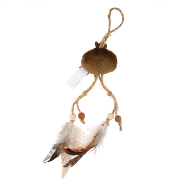 GiGwi Catch and Scratch Eco Line Sloth Toy for Cats